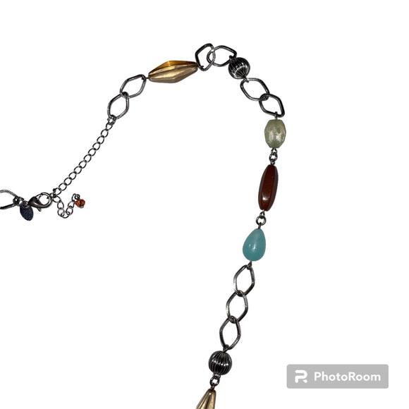 Lia Sophia 36" Necklace Silver with Beads - Picture 2 of 8